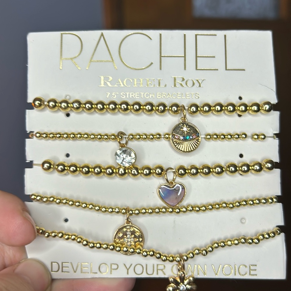 NWT 5 stretchy bracelets